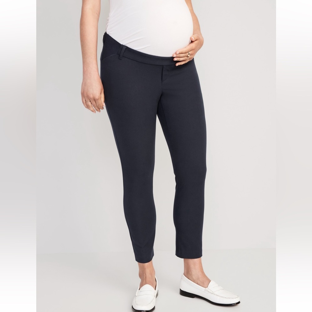Maternity Side-Panel Pixie Ankle Pants